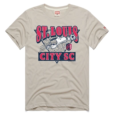 Youth Homage  Khaki St. Louis CITY SC MLS x Peanuts Snoopy Graphic Tri-Blend T-Shirt