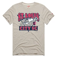 Youth Homage  Khaki St. Louis CITY SC MLS x Peanuts Snoopy Graphic Tri-Blend T-Shirt