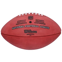 Ballon de football Duke en couleur autographié par Kurt Warner des Rams de St. Louis avec l'inscription « HOF 17 »