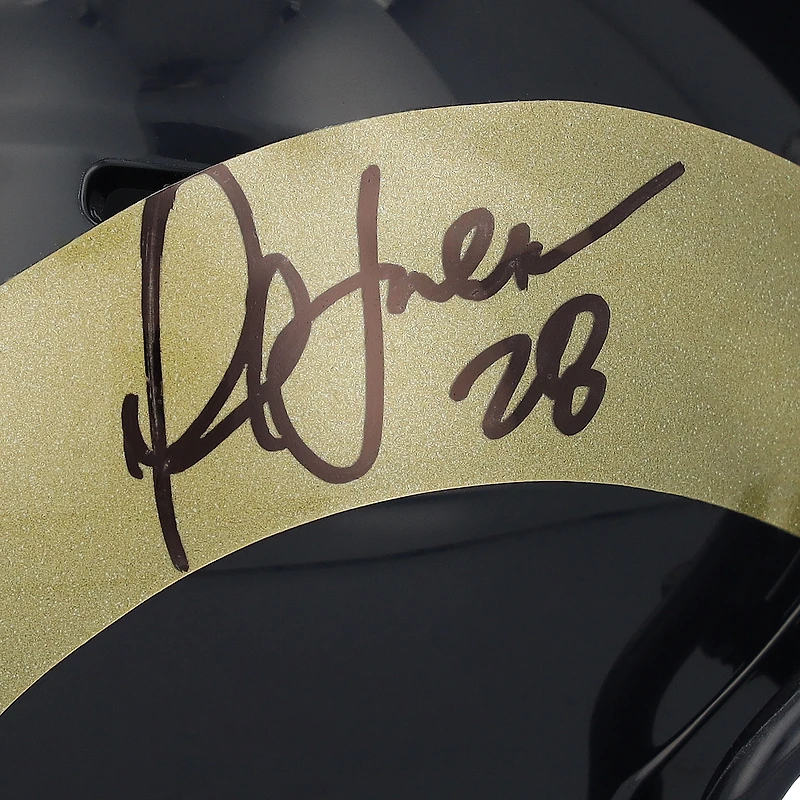 Marshall Faulk St. Louis Rams Autographed Riddell 1981-99 Throwback Speed Mini Helmet