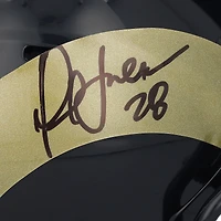 Marshall Faulk St. Louis Rams Autographed Riddell 1981-99 Throwback Speed Mini Helmet