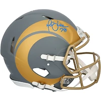 Marshall Faulk St. Louis Rams Autographed Riddell Slate Speed Authentic Helmet