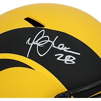 Réplique du casque Riddell Speed Rave autographié par Marshall Faulk des Rams de St. Louis