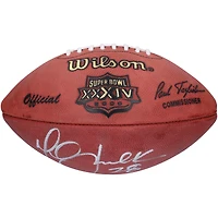 Marshall Faulk St. Louis Rams Autographed Super Bowl XXXIV Pro Football
