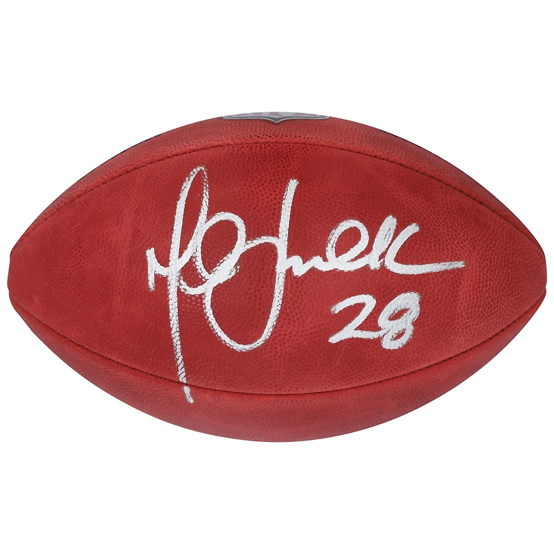 Marshall Faulk St. Louis Rams Autographed Wilson Duke Full Color Football