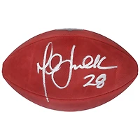 Marshall Faulk St. Louis Rams Autographed Wilson Duke Full Color Football