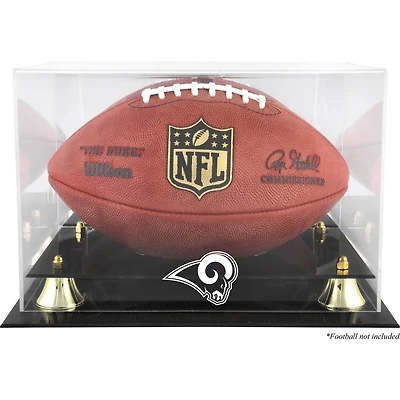 St. Louis Rams Golden Classic Team Logo Football Display Case