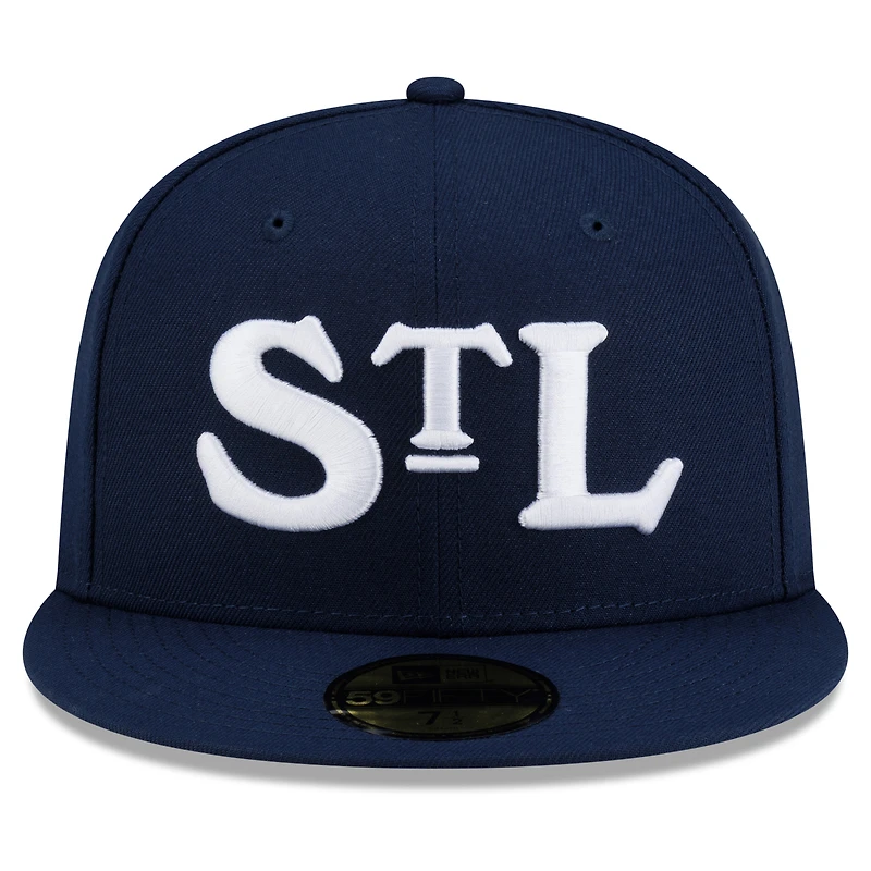 Casquette ajustée New Era bleue St. Louis Stars 2026 Turn Back The Clock 59FIFTY pour homme