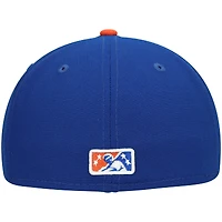 Men's New Era Blue St. Lucie Mets Authentic Collection Team Home 59FIFTY Fitted Hat
