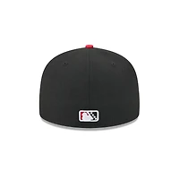 Casquette ajustée 59FIFTY noire New Era pour homme, thème St. Paul Saints