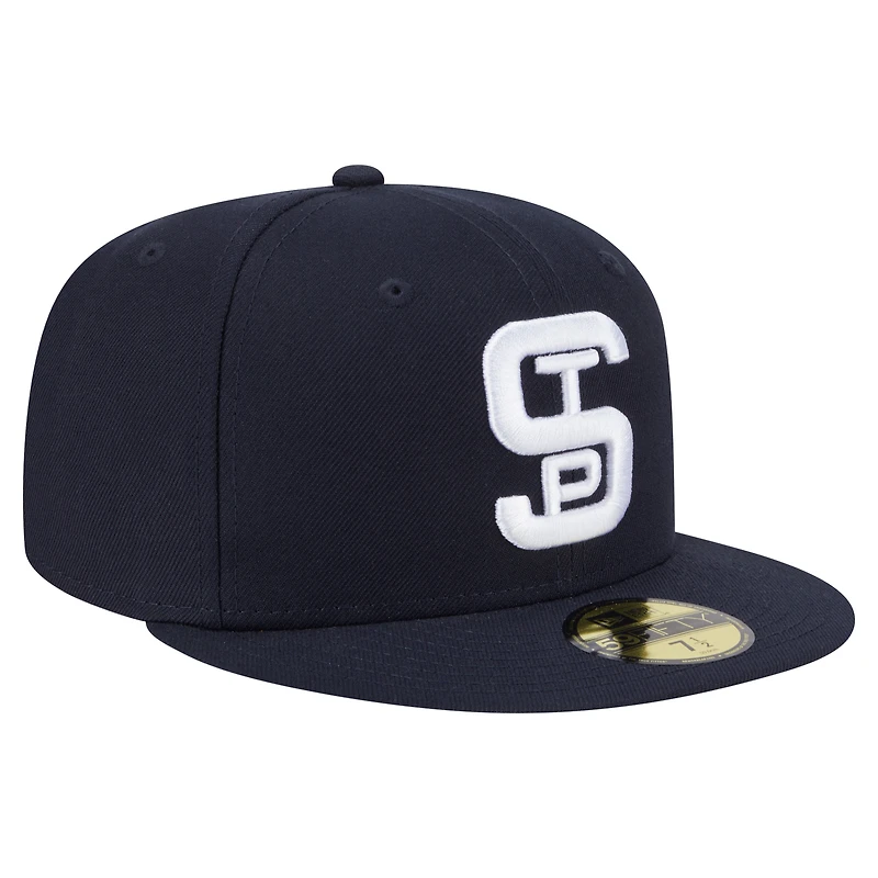Casquette ajustée 59FIFTY pour homme New Era bleu marine St. Paul Saints Authentic Collection