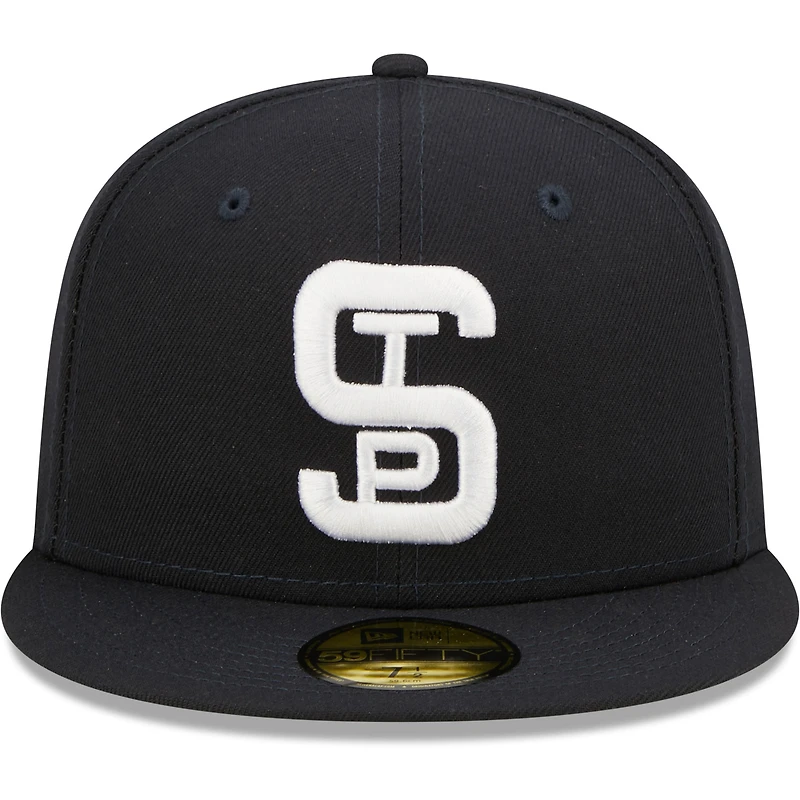 Casquette ajustée 59FIFTY pour homme St. Paul Saints Authentic Collection Team Alternate New Era bleu marine