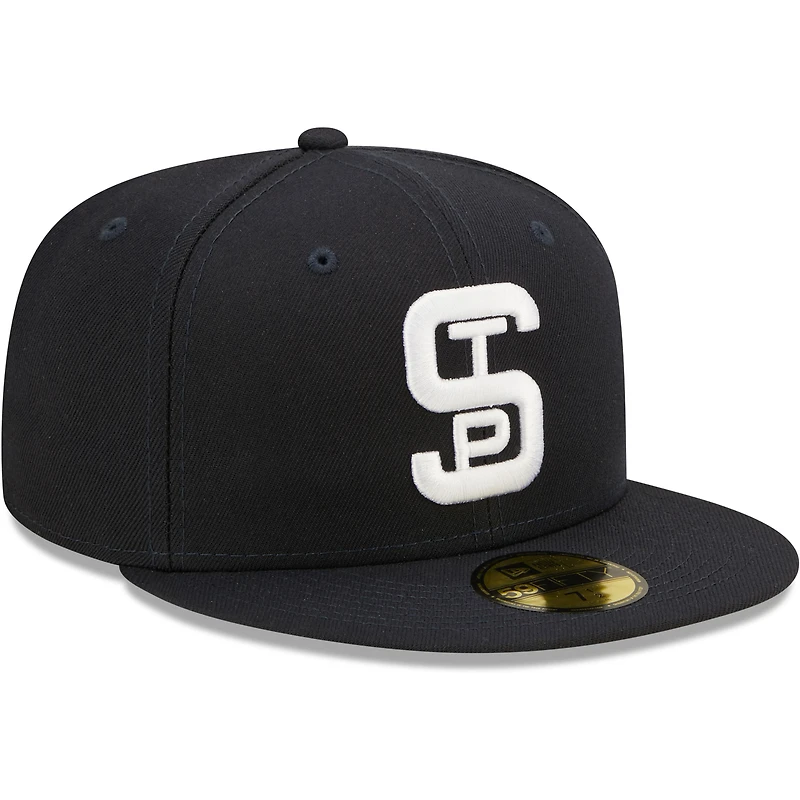 Casquette ajustée 59FIFTY pour homme St. Paul Saints Authentic Collection Team Alternate New Era bleu marine