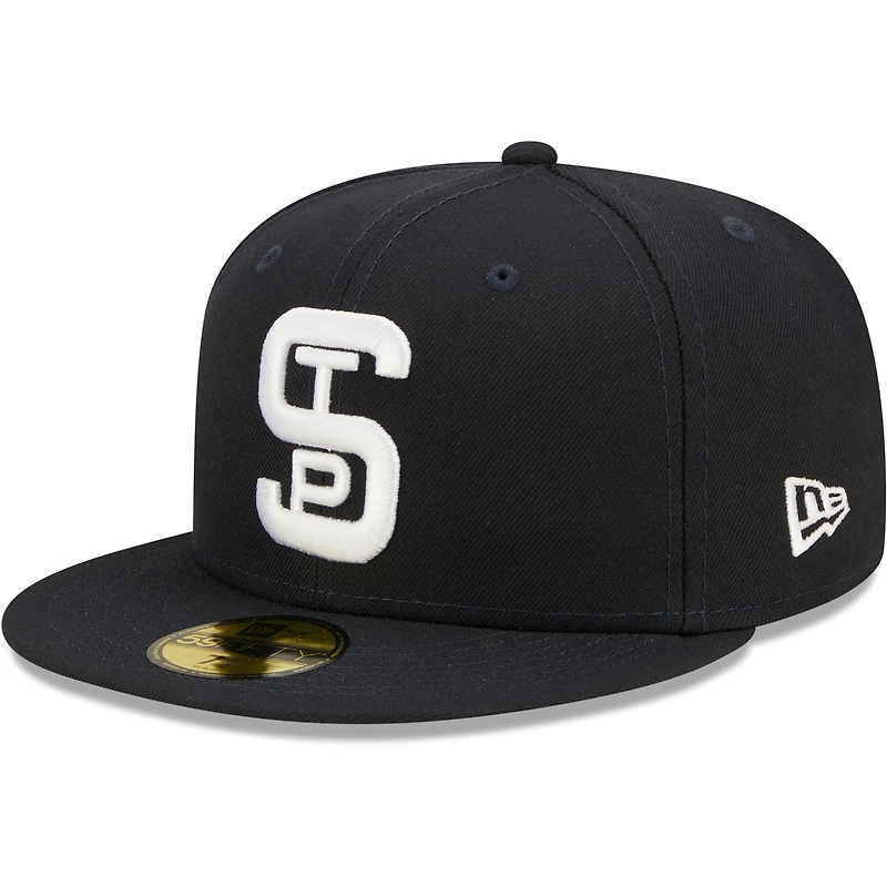 Casquette ajustée 59FIFTY pour homme St. Paul Saints Authentic Collection Team Alternate New Era bleu marine