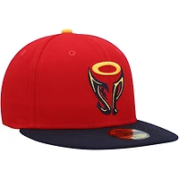 Casquette ajustée 59FIFTY St. Paul Saints Marvel x Minor League New Era rouge/bleu marine pour homme