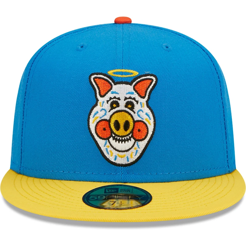 Men's New Era Royal/Yellow Santos De San Pablo Copa La Diversion 59FIFTY Fitted Hat