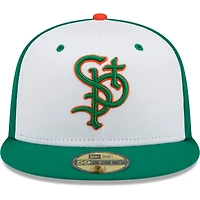 Casquette ajustée 59FIFTY pour homme St. Paul Saints Theme Night New Era blanche/verte