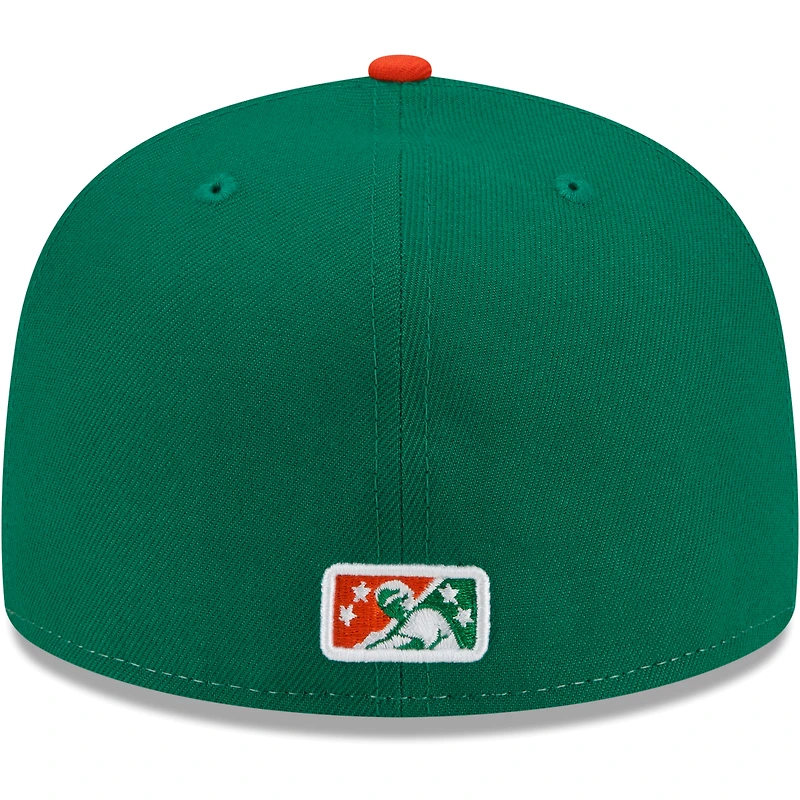 Casquette ajustée 59FIFTY pour homme St. Paul Saints Theme Night New Era blanche/verte