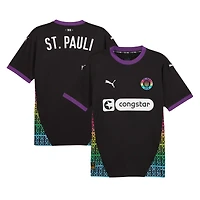 Men's Puma Black St. Pauli 2024/25  Replica Third Jersey