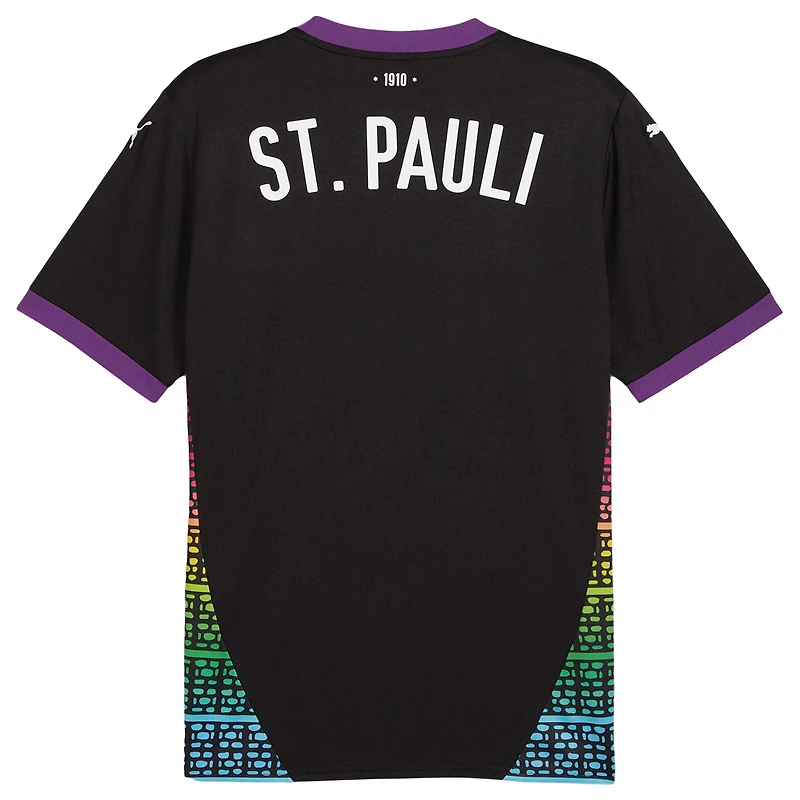 Men's Puma Black St. Pauli 2024/25  Replica Third Jersey