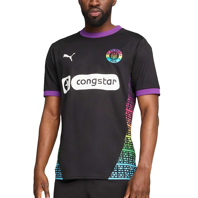 Men's Puma Black St. Pauli 2024/25  Replica Third Jersey