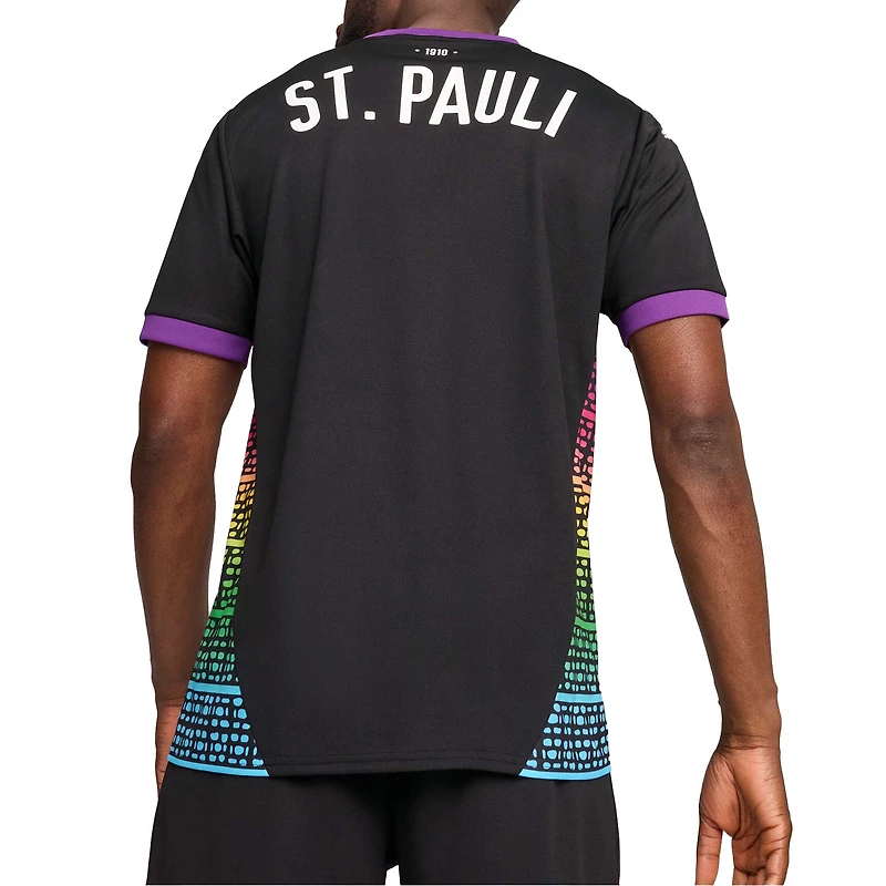 Men's Puma Black St. Pauli 2024/25  Replica Third Jersey
