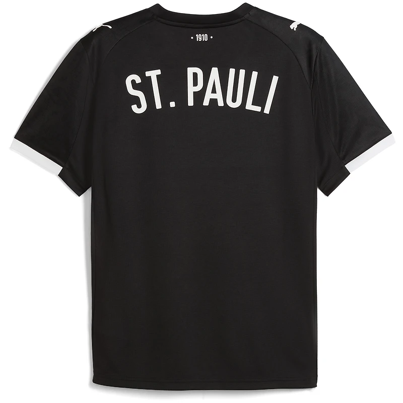 Maillot Puma noir réplique St. Pauli 2025/26 pour homme