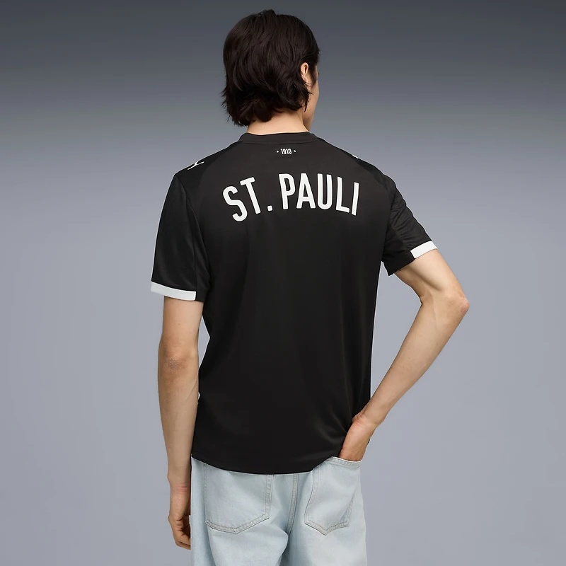 Maillot Puma noir réplique St. Pauli 2025/26 pour homme