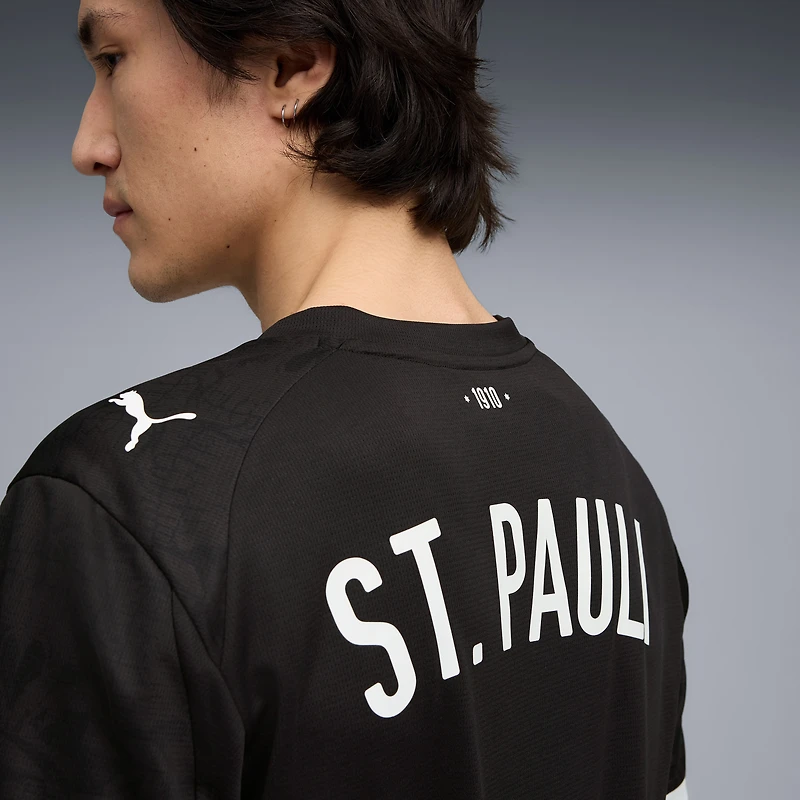 Maillot Puma noir réplique St. Pauli 2025/26 pour homme