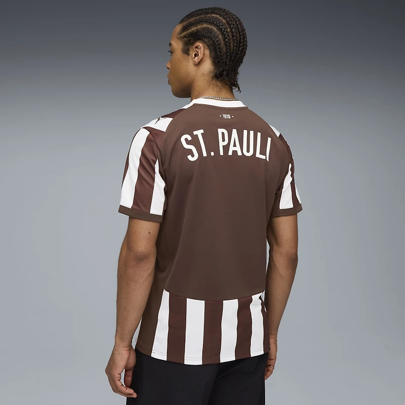 Maillot Puma marron St. Pauli 2025/26 domicile pour homme