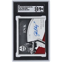 Carte autographiée de John Elway (Stanford Cardinal), édition 2022 Panini Immaculate Collegiate, Immaculate Ink #IN-JEL #29/49, authentifiée SGC (9/10).