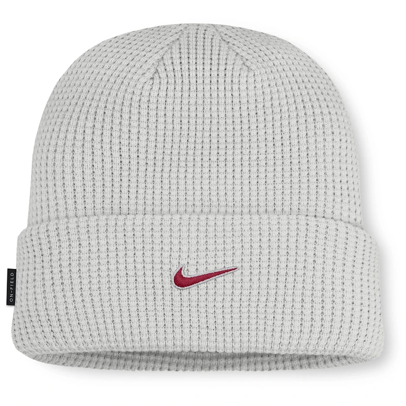 Casquette Nike grise Stanford Cardinal 2025 On-Field Utility à revers pour homme