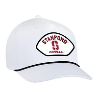 Men's Ahead  White Stanford Cardinal Alto Rope Adjustable Hat