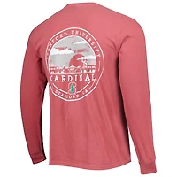 Cardinal Stanford Circle Campus Scene T-shirt à manches longues pour homme
