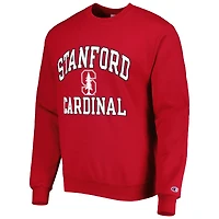 Men's Champion Cardinal Stanford High Motor Pullover Sweatshirt