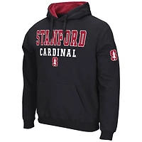 Sweat à capuche noir Colosseum Stanford Cardinal Sunrise pour homme