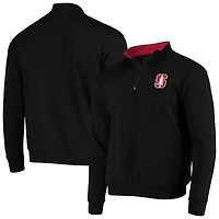 Veste Colosseum Black Stanford Cardinal Tortugas Logo Quarter-Zip pour homme