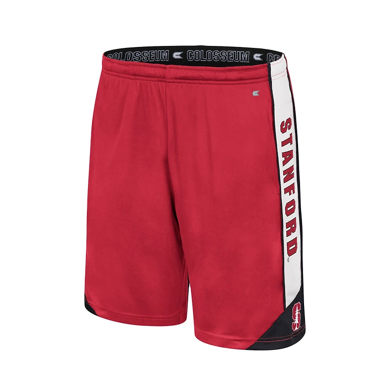 Men's Colosseum Cardinal Stanford Haller Shorts