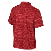 Men's Colosseum Cardinal Stanford Ozark Button-Up Shirt