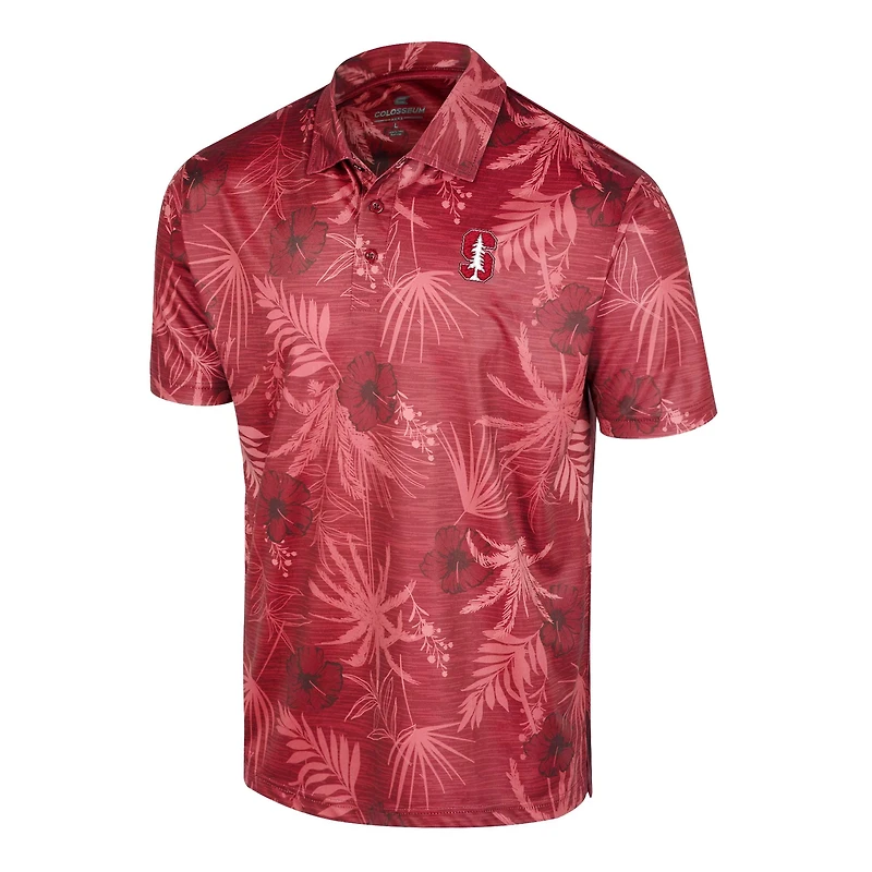 Polo de l'équipe Colosseum Cardinal Stanford Palms pour hommes