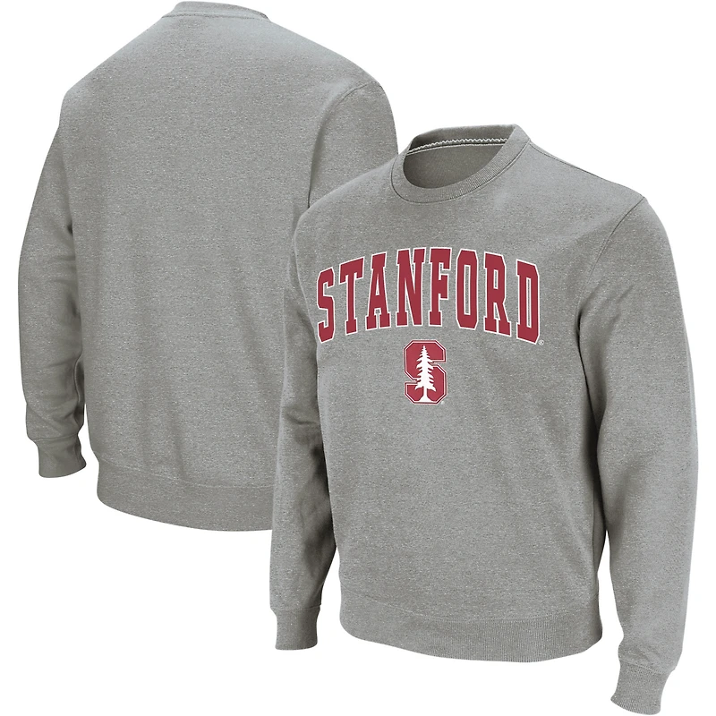 Sweat Colosseum Gris Chiné Stanford Cardinal Arch & Logo Homme