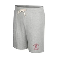 Men's Colosseum Heather Gray Stanford Cardinal Love To Hear This Terry Shorts