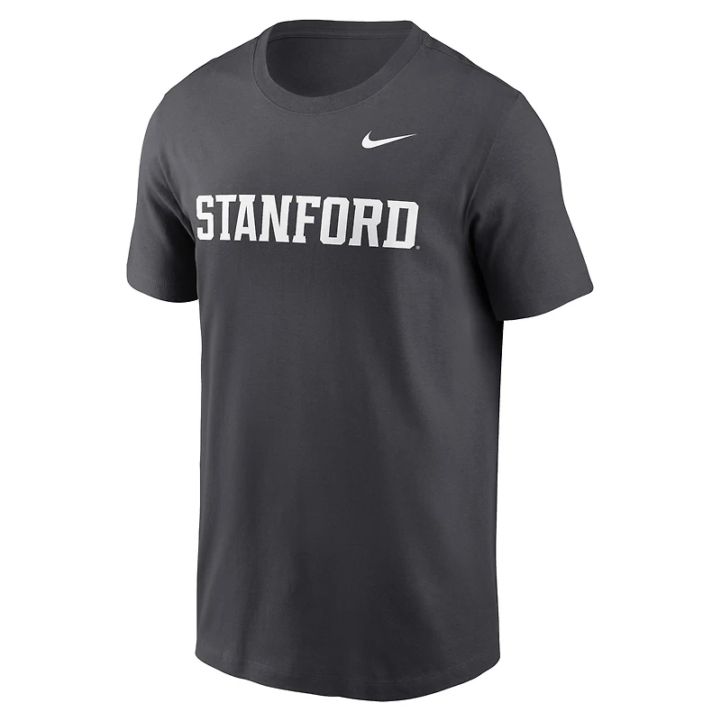 Men's Nike Anthracite Stanford Cardinal Primetime Wordmark T-Shirt