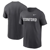 T-shirt Nike pour homme, anthracite, Stanford Cardinal Primetime Wordmark