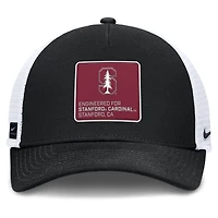 Men's Nike /White Stanford Cardinal 2025 On-Field Rise Engineered Trucker Adjustable Hat
