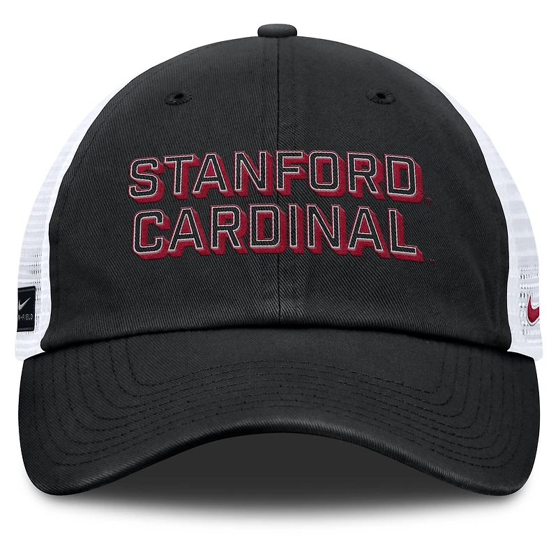 Casquette ajustable Nike noire Stanford Cardinal 2025 Gameday On-Field Club pour homme