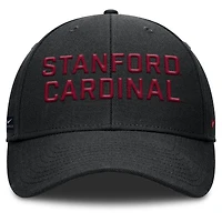 Men's Nike Black Stanford Cardinal 2025 Sideline Rise Practice Adjustable Hat
