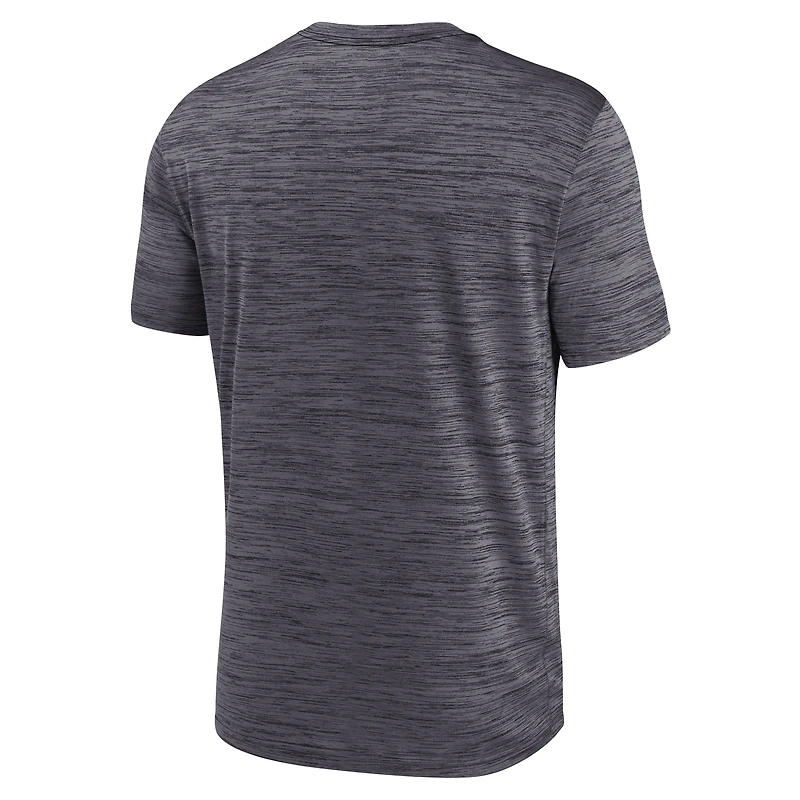 Men's Nike Black Stanford Cardinal Campus Slant Velocity Performance T-Shirt