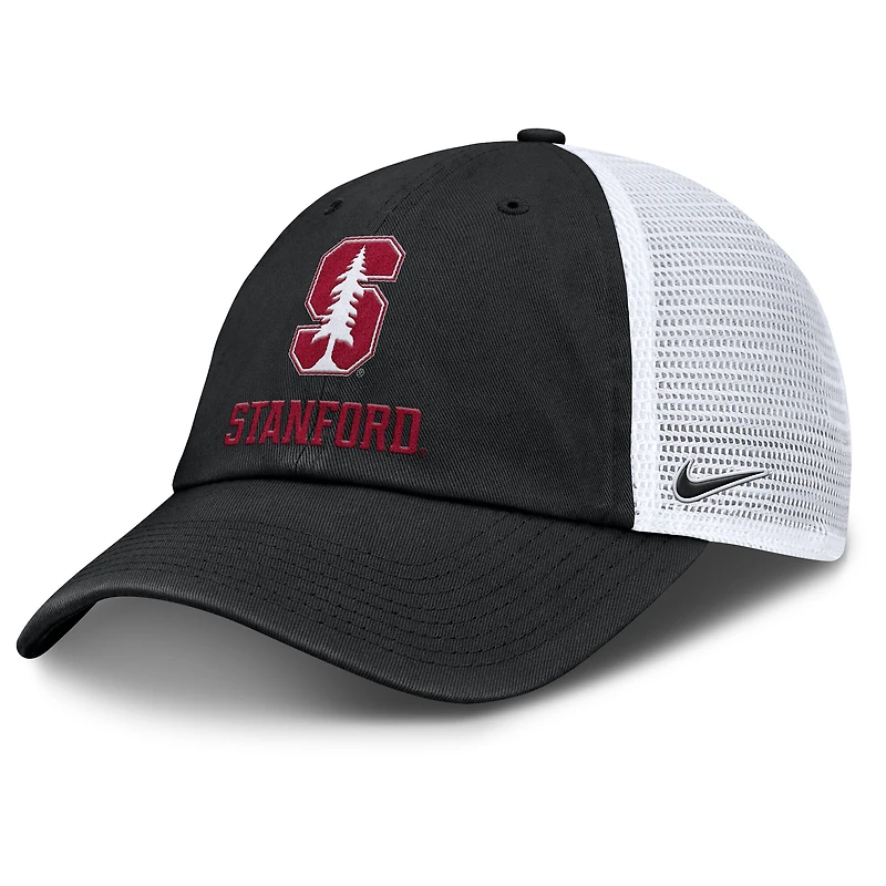 Men's Nike Black Stanford Cardinal Club Trucker Adjustable Hat
