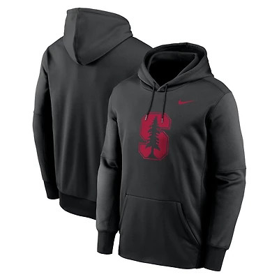 Sweat à capuche en polaire Nike Stanford Cardinal Color Pop Performance pour homme, noir